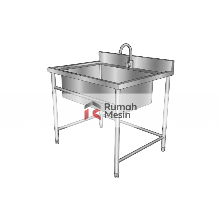 Efisiensi Kerja dengan Wastafel 1 Bak di Dapur Modern